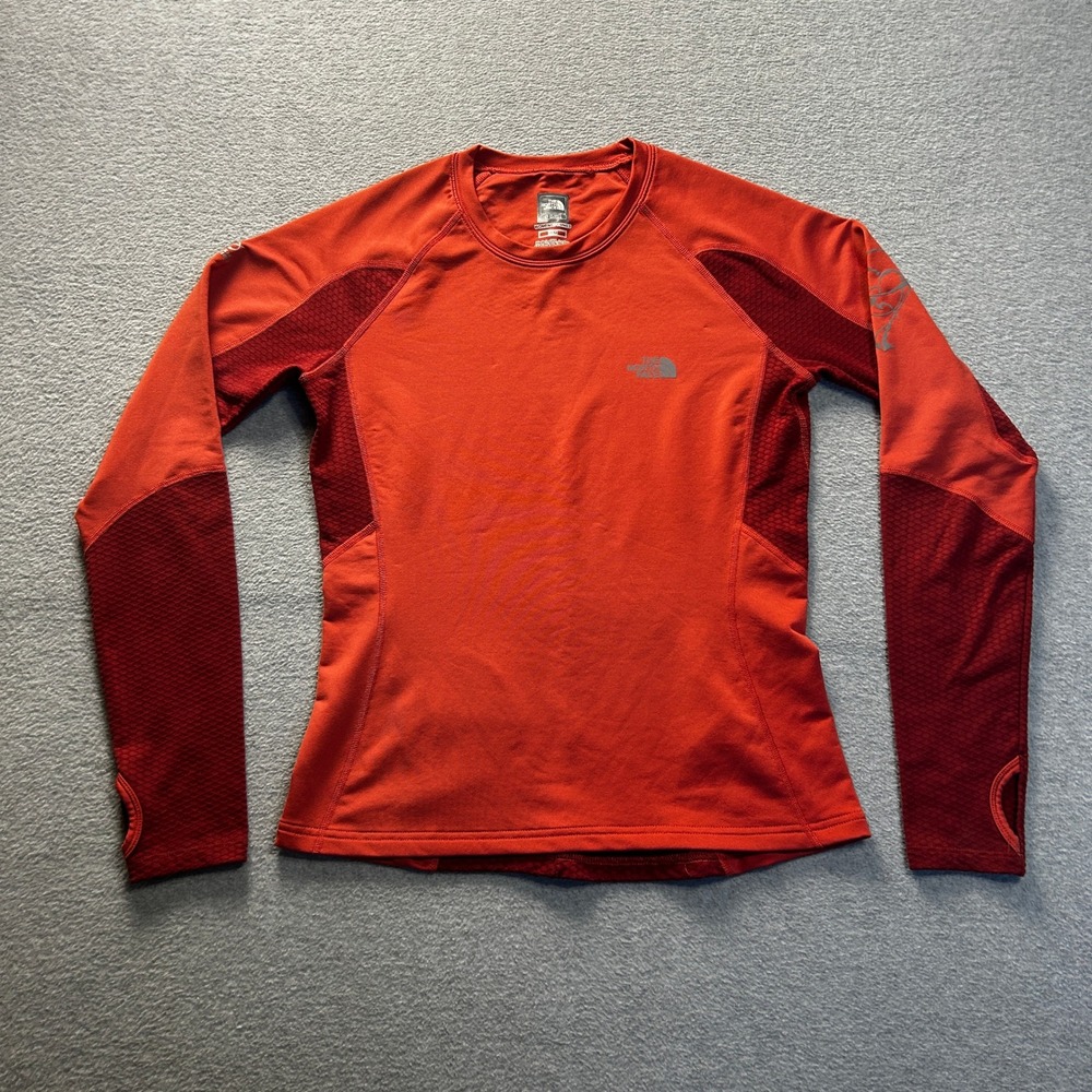 The North Face Flight Series‎ Running Shirt Womens Medium Red Performance Hiking
